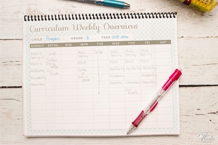 This is such an easy way to Organize our homeschool year. It will help me with planning our homeschool year and keeping on track throughout the year. 