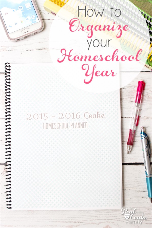 How to Organize Your Homeschooling Year