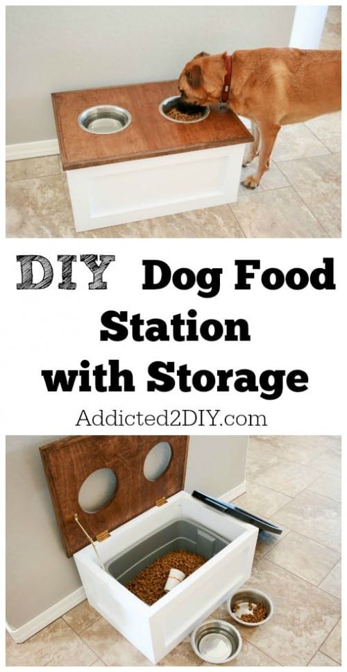 Love all of these great Pet Food storage ideas! We totally need help with organizing our pet food now that we have selected a simple, natural food.