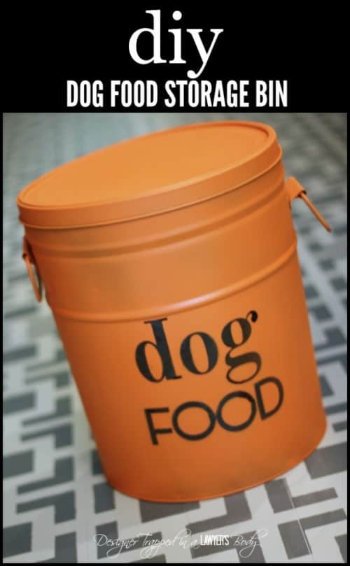 Love all of these great Pet Food storage ideas! We totally need help with organizing our pet food now that we have selected a simple, natural food.