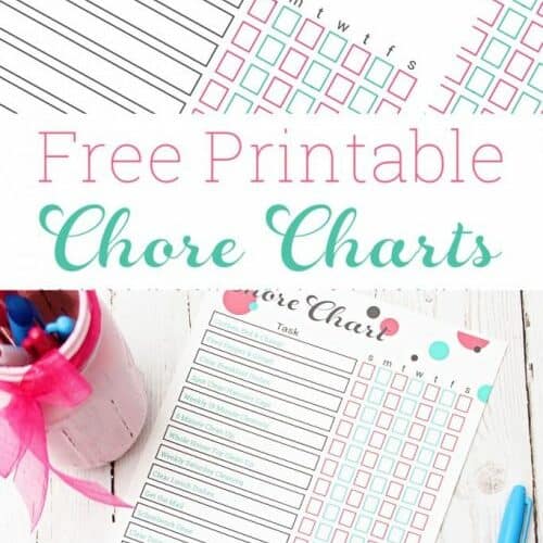Free Printable Chore Charts