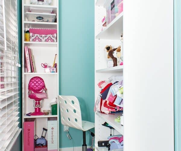 Turning an Awkward Corner into Stylish Storage and Useful Space