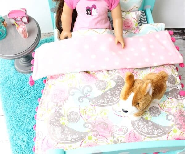 Sewing a Pom Pomrific American Girl Doll Comforter