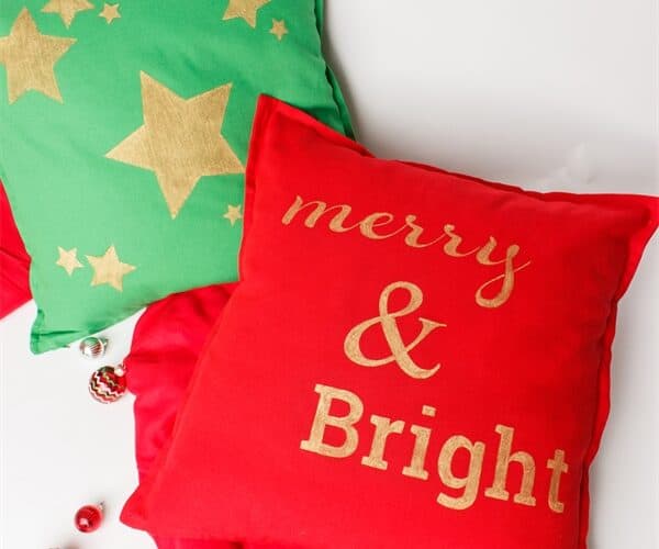 More Super Simple DIY Decorative Pillows ~ Christmas Edition