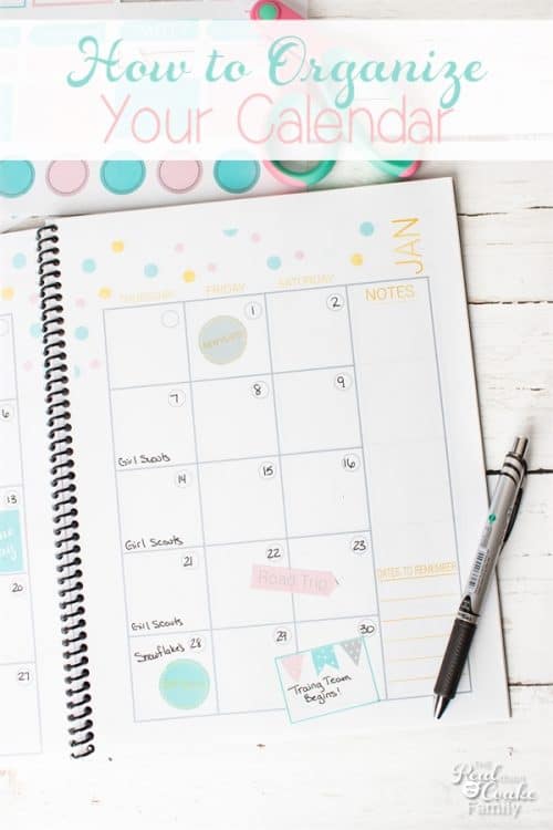 These are great ideas to help me organize my home and my family. They are little organizing projects that I can do one each week. Perfect!