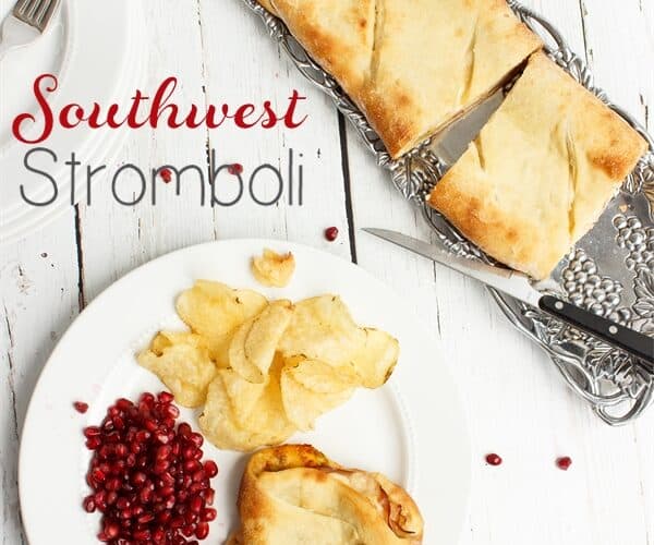 Southwest Turkey & Cheese Stromboli