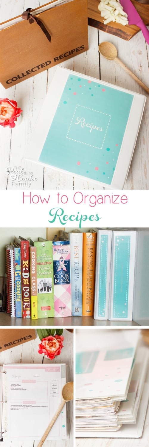 OMG...I need to do this. My recipes are a total mess. Great post with ideas on how to organize recipes and keep them organized. Perfect!