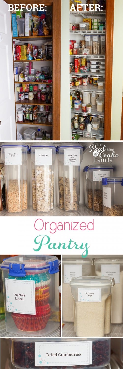 Real Gorgeous Organized Kitchen Pantry