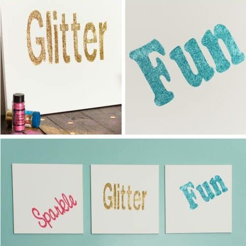 Sparkly, Glittery, Fun DIY Room Decor