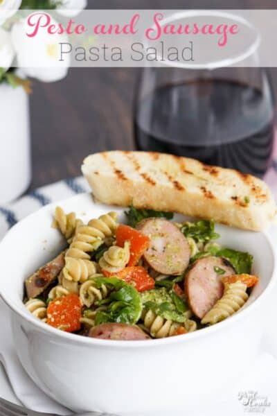 Oh yum! Love quick and easy cold Pasta salad recipes. They are perfect for a healthy summer dinner. Grilling the components of this one will keep my kitchen cool.