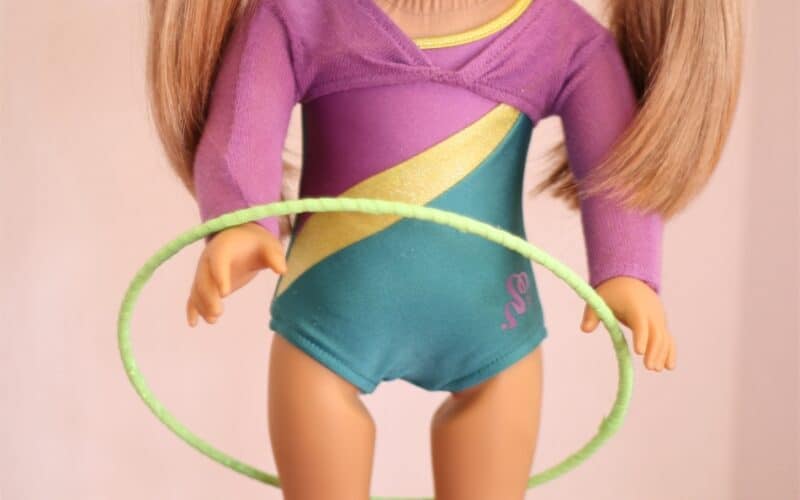 American Girl Crafts {Gymnastic Hoop}