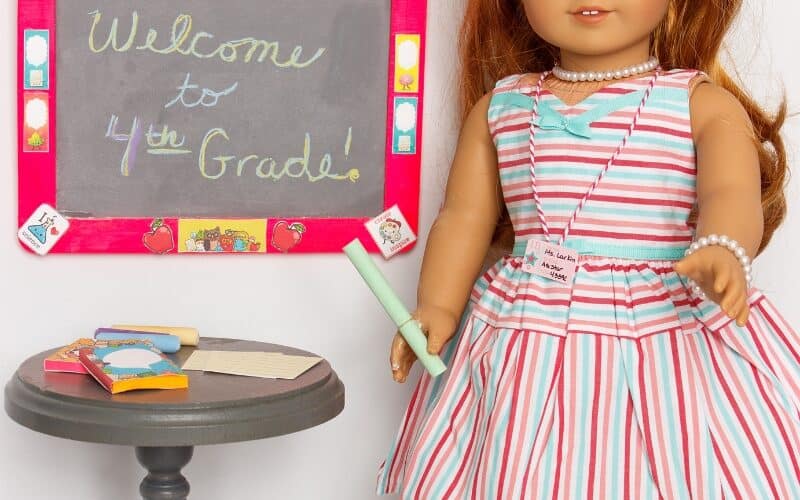Back to School American Girl Doll Crafts