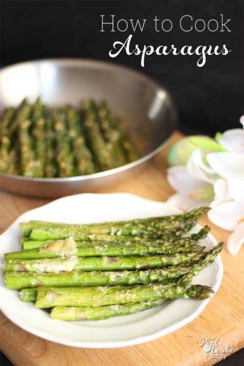 How to cook asparagus. This is the best recipe for the most delicious and perfectly cooked asparagus. We eat it all the time!
