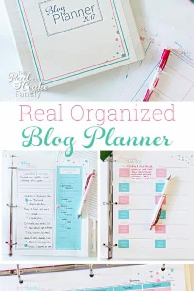 This is such a great printable blog planner for 2016 and 2017! It has so many great organization tools like an editorial calendar and social media calendar. I love the cute printable stickers, too!