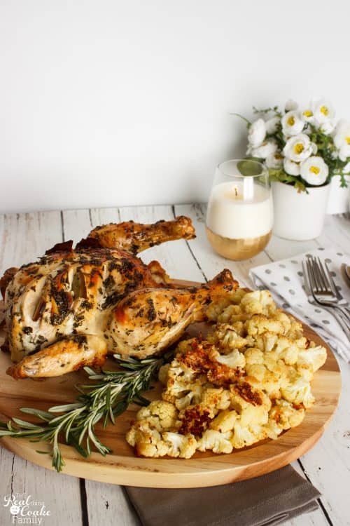 I love easy baked chicken recipes. They are perfect for a nice family dinner. This is an amazingly delicious herb baked chicken recipe. Yummy!