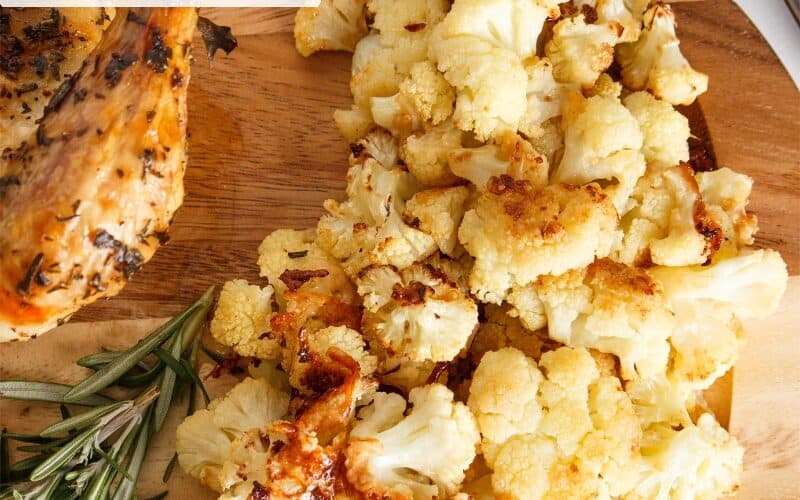 Parmesan and Garlic Roasted Cauliflower Recipe
