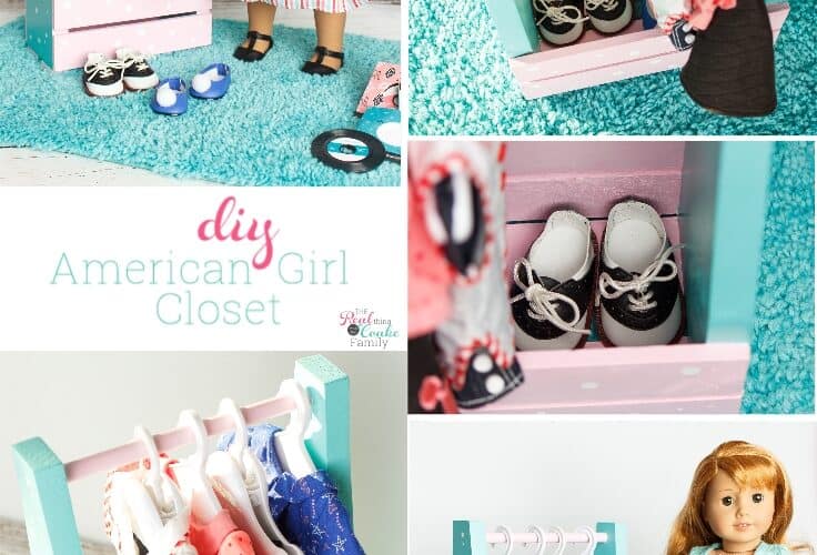 American Girl Idea to Make a Portable Closet