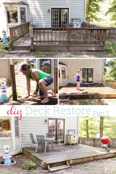 Great cheap DIY small deck ideas. Ways to fix up our backyard outdoor space on a budget.