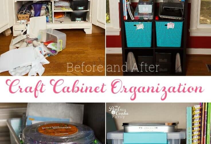 Craft Cabinet Organization Ideas