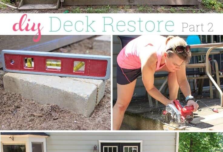 Our Summer Project ~ DIY Deck Restore – Part 2