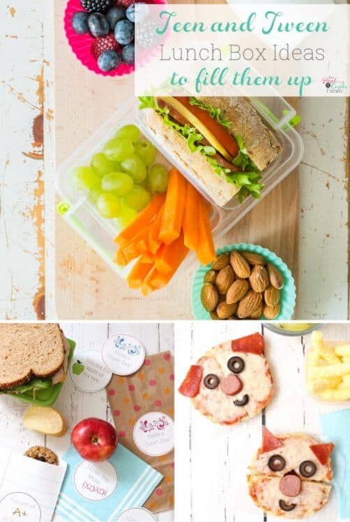 Love all of these school lunch ideas for teens and tween. Healthy and easy recipes to keep the bigger appetites full. 