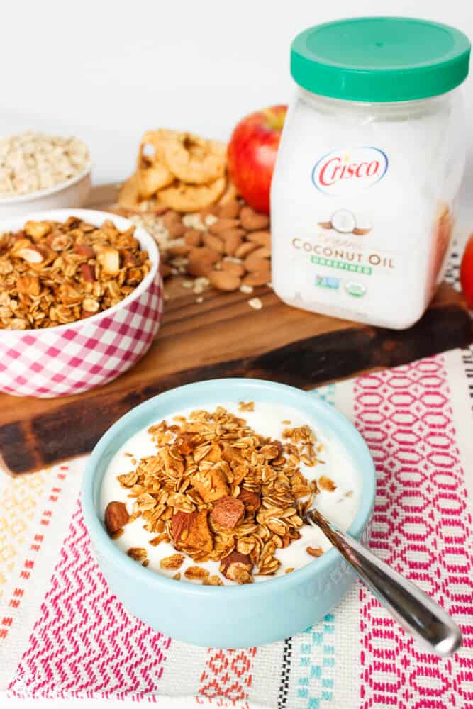 Easy Homemade Apple and Almond Granola Recipe