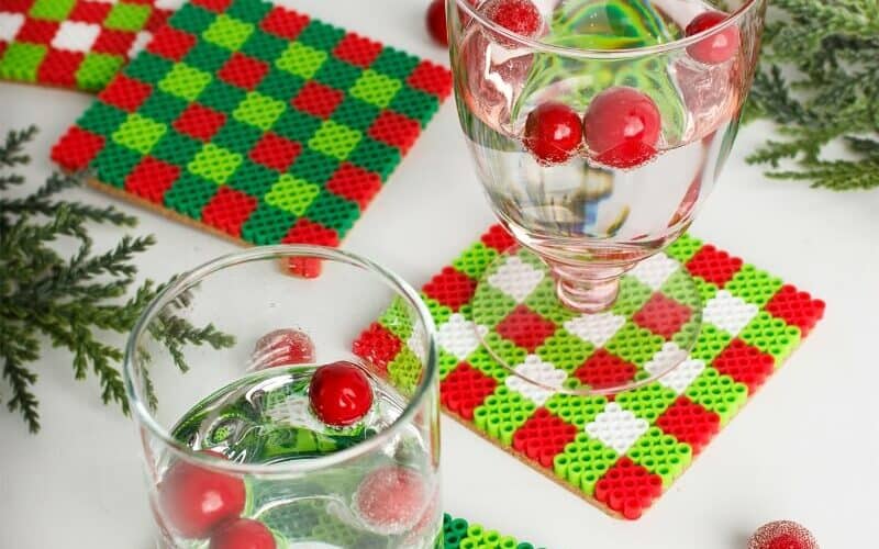 DIY Coasters ~ A Cute Christmas Craft Idea