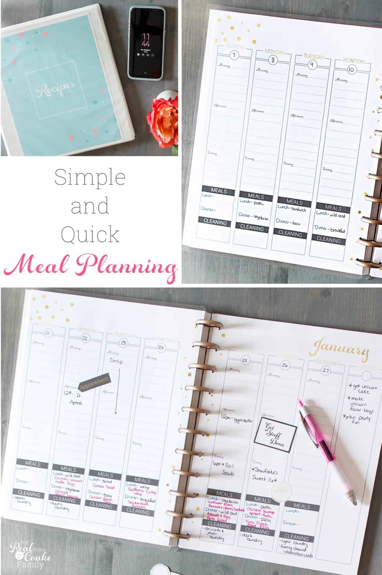 How to Meal Plan ~ A Simple and Quick Guide for Busy Moms