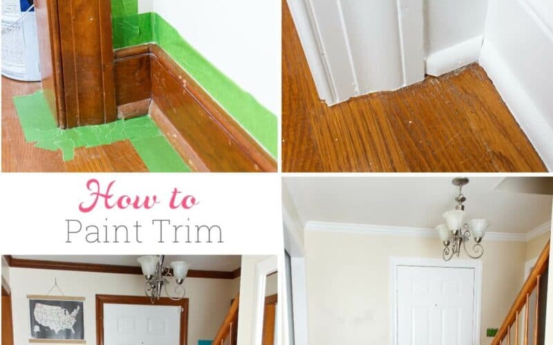 How to Paint Trim