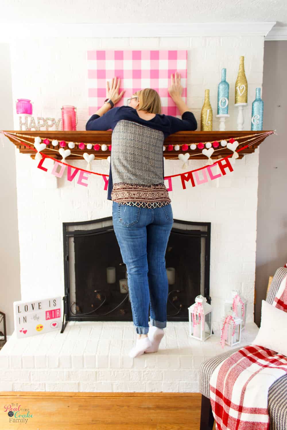 How to Paint Gingham Real Creative Real Organized