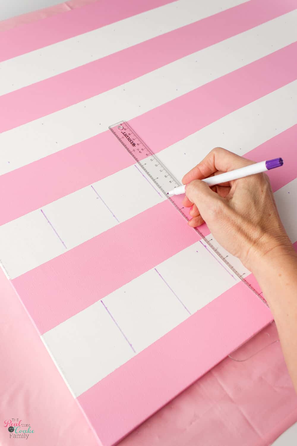 How to Paint Gingham Real Creative Real Organized