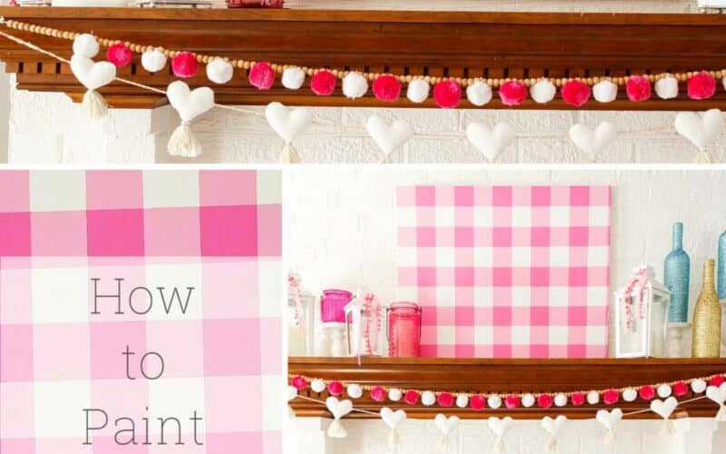How to Paint Gingham