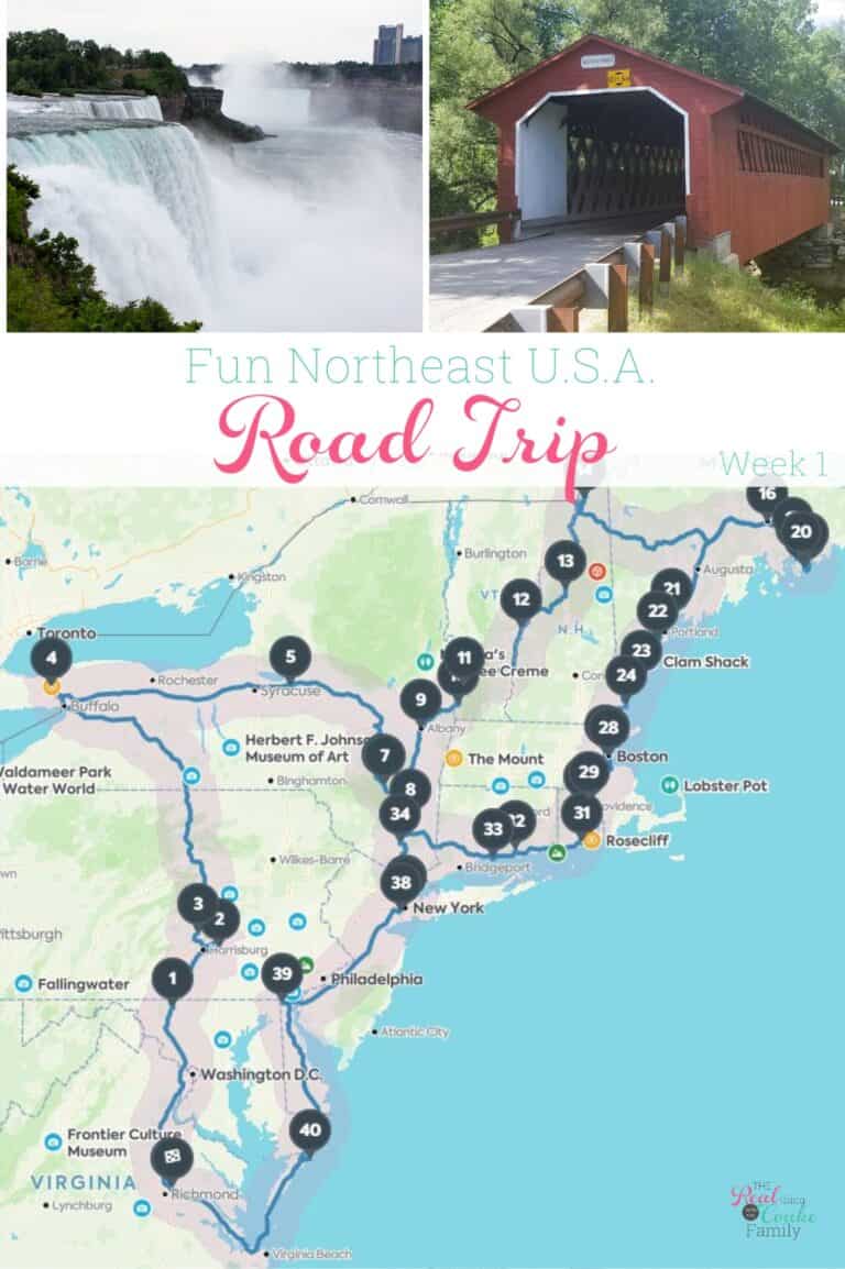 Fun Northeast USA Family Road Trip Week 1 Real Creative Real Organized   Road Trip 768x1154 