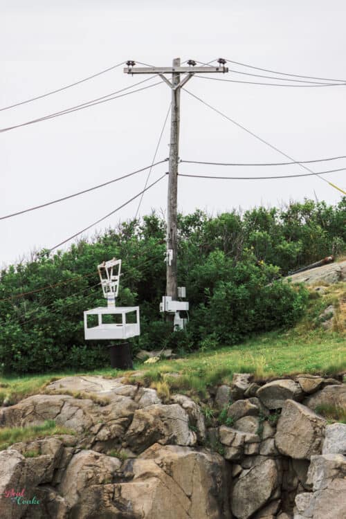 lift used to get across to Cape Neddick Lighthouse