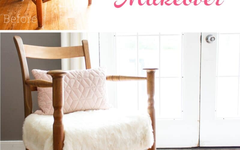 How to Refinish Furniture – DIY Chair Makeover