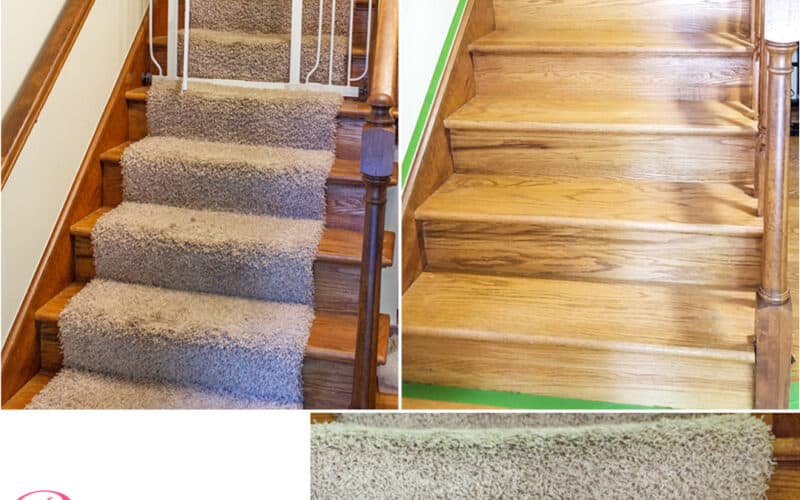 This is how to remove carpet from stairs