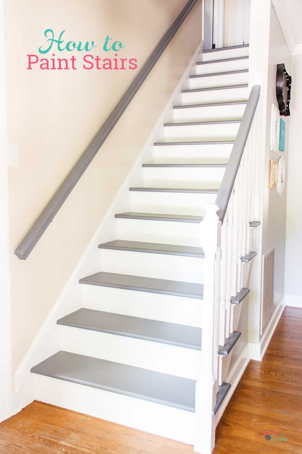 Your How to Guide for Painting Stairs - Real Creative Real Organized