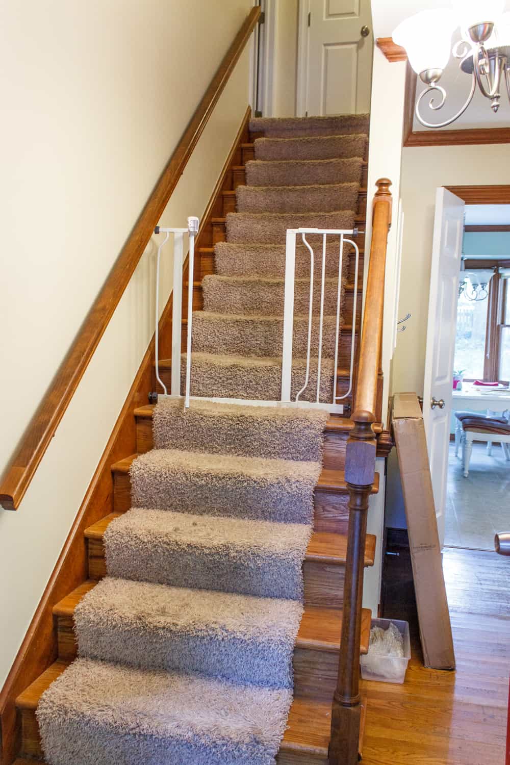 Your How To Guide For Painting Stairs Real Creative Real Organized   Removing Carpet From Stairs 2 