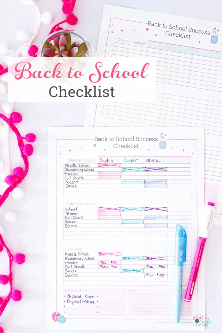 The Best Organization Hack for Back to School Success - Real Creative ...