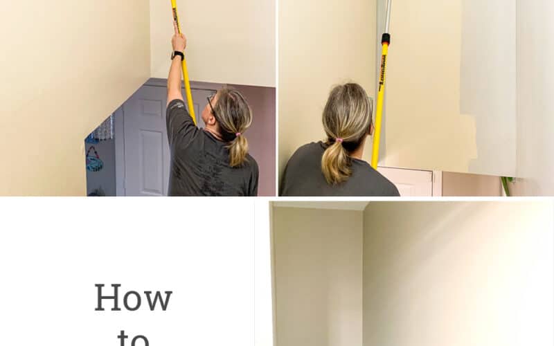 The Inexpensive Way to Paint a Stairwell
