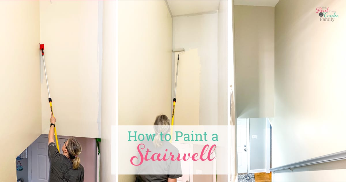 Tips For Painting Tall Ceilings Stairwells Shelly Lighting