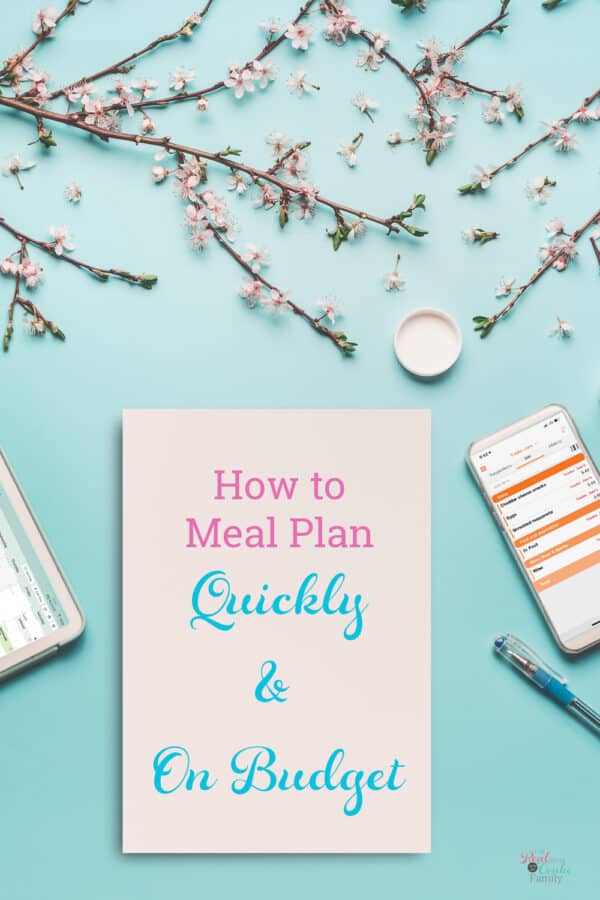 Learn meal planning on a budget graphic